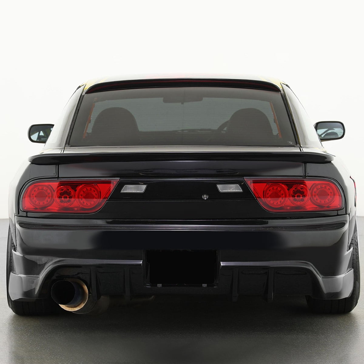 Spec-D Tuning Full LED Chrome Red Tail Lights Compatible with 1991