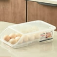 thumbnail image 2 of MesaSe Automatic Roll-off Egg Storage Box Refrigerator Fresh Organizer Egg Tray, 2 of 5