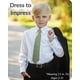 thumbnail image 3 of Corbata lisa roja con clip para niños Umo Lorenzo, 3 of 8