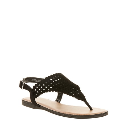 - Wonder Nation Girls' Cut Out Hooded Sandal