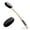 Black, variant on Bathway Lotion Applicator for Back, Feet, 2 Replacement Pads with 18" Curved Handle, Back Sunscreen Applicator for Kids, Elderly, Women, Apply Cream Medicine Moisturizer Tanner, Black