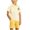 Yellow, variant on Uniform Shorts for Boys Sets Back to School Outfit Striped Tops 2 Piece Ceremony Preppy Clothes 9M-8Y