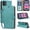 Green, variant on for iPhone 11 Case Wallet,4 Card Slots Holder [RFID Blocking] Soft PU Leather Cover,Wrist Strap,Shockproof Protective Stand Magnetic Flip Cases for iPhone 11 (Green)