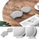 thumbnail image 4 of Car Glasses Case, Gray 2pcs Car Glasses Holder Pu Leather Magnetic Closure, Universal Car Visor Sunglasses Holder, Glasses Hanger Clip For Car, 4 of 5