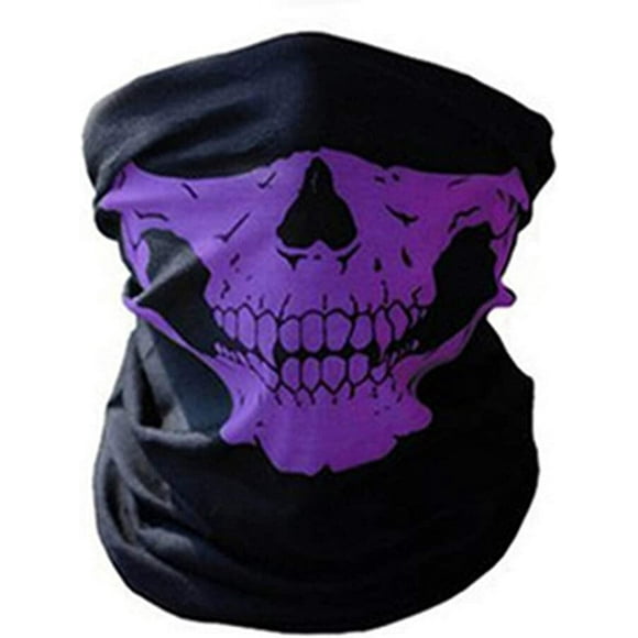 Amdohai Unseamed Multifunctional Headband Skull Bandana Helmet Neck Face Mask Thermal Scarf Halloween Props