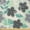 Charcoal Grey Mint Green, variant on Ambesonne Floral Fabric by the Yard Microfiber, Poppies Retro Spring, 1 Yard, Orange and Ivory