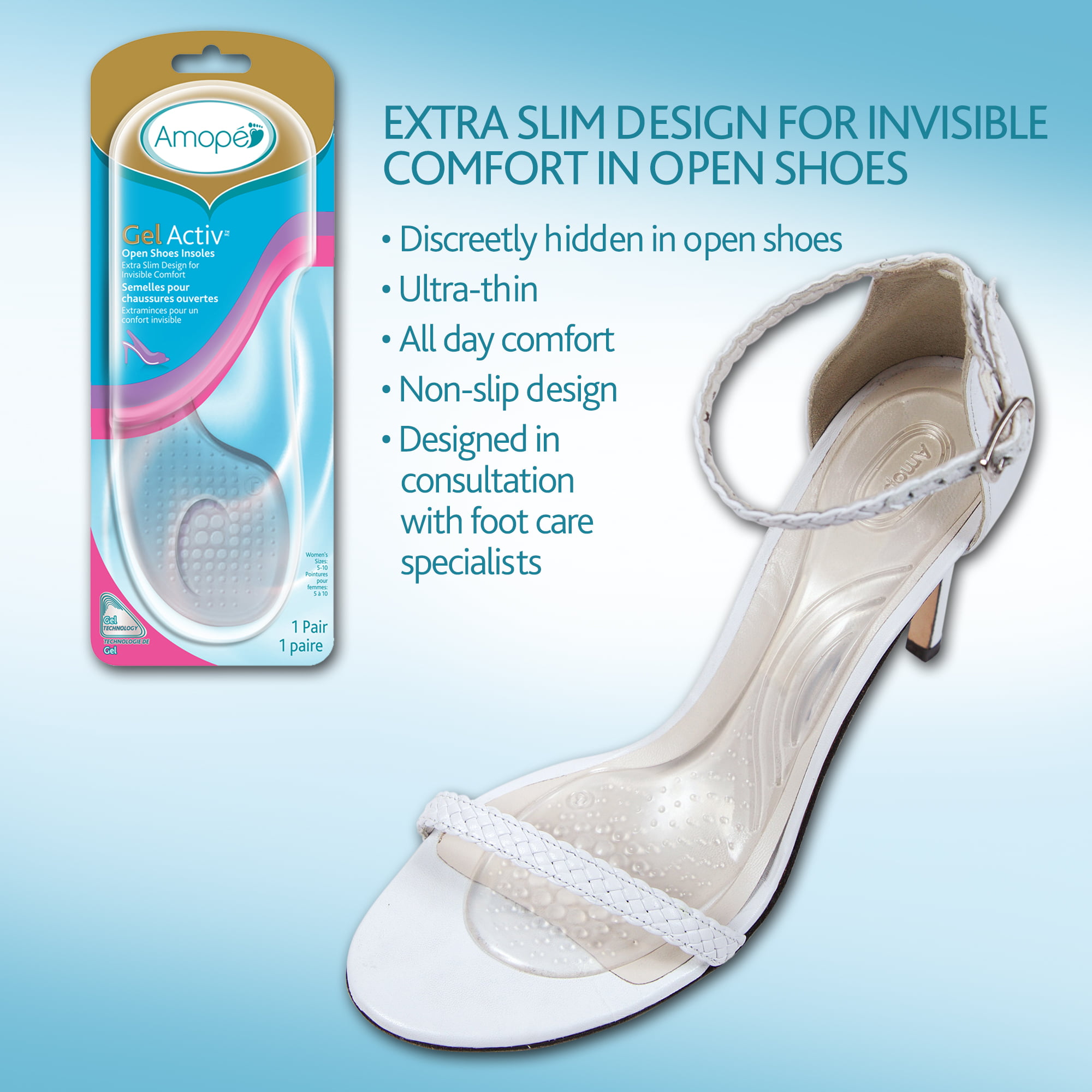 gel insoles for women's shoes