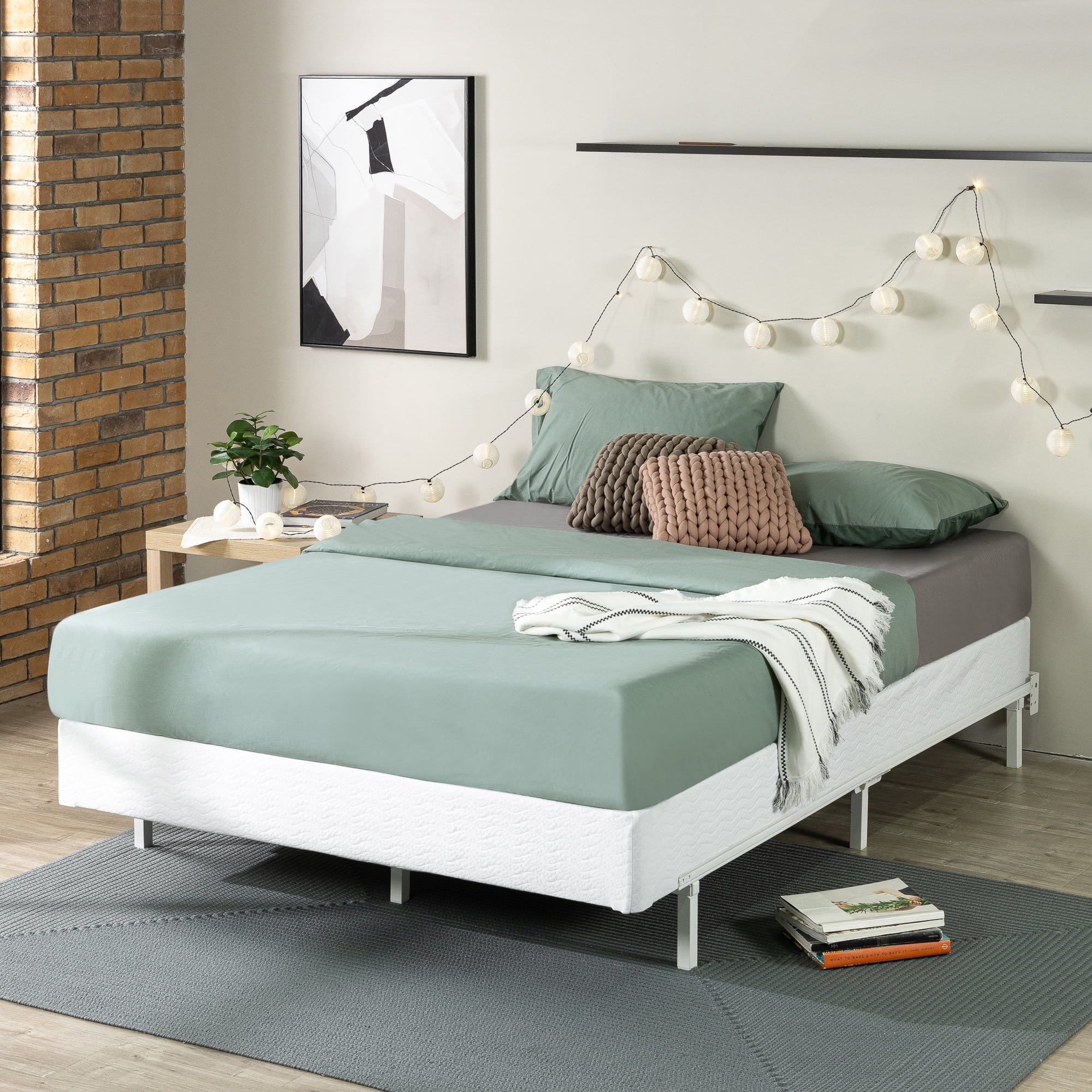 Zinus 7 Metal Smart BoxSpring with Quick Assembly, Mattress Foundation,  Twin 