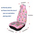 thumbnail image 4 of Sikiie pink Holiday Joy Car Seat Protector 2 Pack Car Seat Cushion Mat, Car Seat Covers for SUV, Truck, Van, 4 of 7