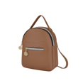 thumbnail image 1 of Mochila De Cuero De Pu Lindo Bolso De Hombro Con Cremallera Regalo De Campista De Viaje Para Mujer Niña Speravity AP006412-05, 1 of 6