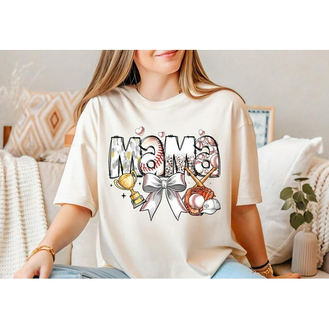 Baseball Mama t-shirt, Baseball Lover Shirt, Baseball Player Tee, Mother's Life Tee, Baseb - As Picture - 2XL