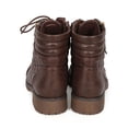 thumbnail image 4 of New Women Nature Breeze Susana-02 Quilted Leatherette Round Toe Combat Boot, 4 of 5
