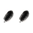 thumbnail image 2 of Cateissary Fluffy Microphone Covers Furry Mic Headset Protector Good Voice Replacement with Windscreen Tube Elasticity for yeti/Pro No.1 2Conjunto, 2 of 6