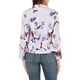 thumbnail image 3 of Inspire Chic Blazer de Mujer Abierto para el Trabajo Traje Corto de Verano Chaqueta Floral Púrpura XL, 3 of 7