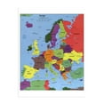 thumbnail image 6 of HISTORIX 2004 Map of Europe Poster Wall Art Print, 18 x 24 Inch, 6 of 8