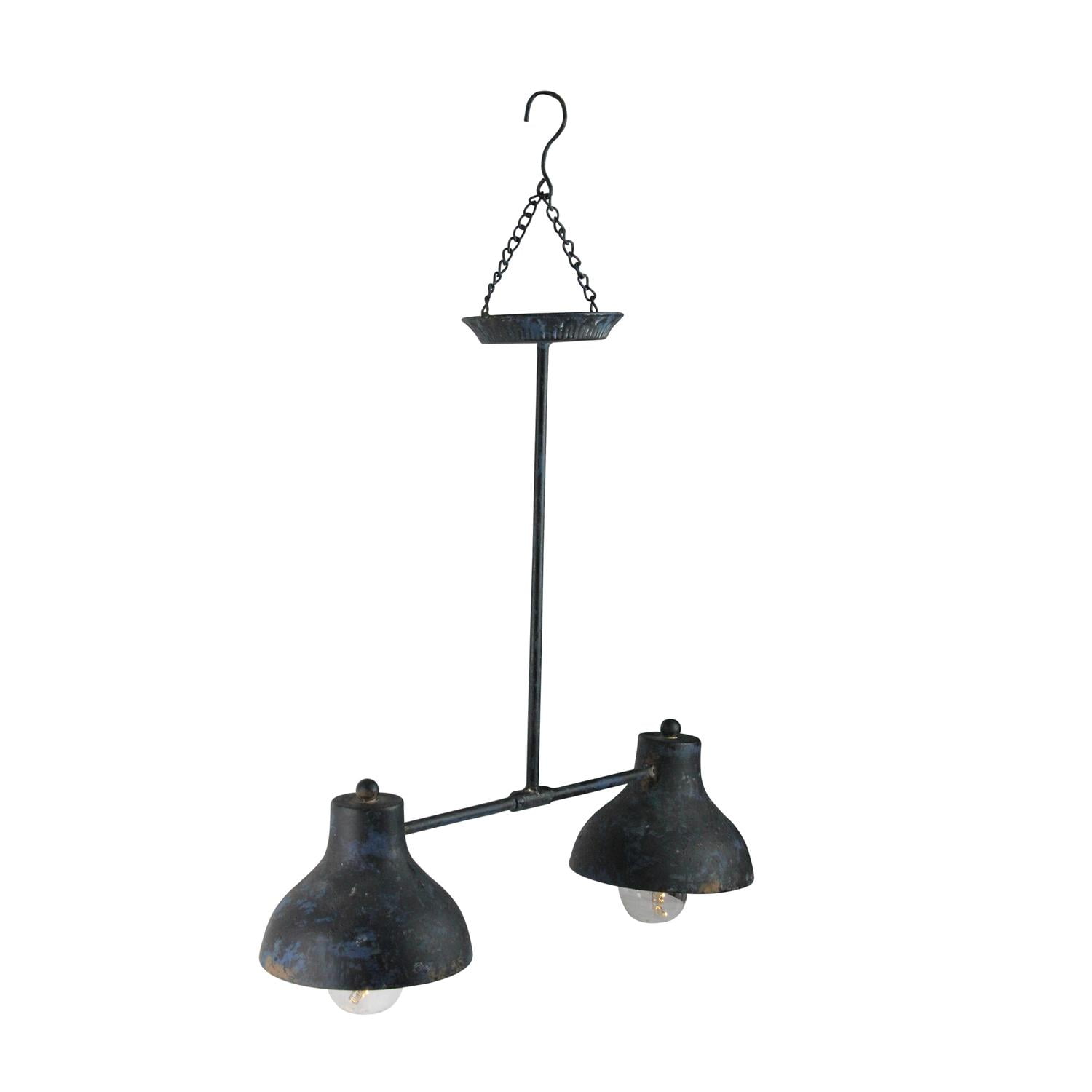 lighted hanging lanterns