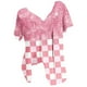 thumbnail image 2 of Fiudx Tops para Mujer Blusa Estampada de Manga Corta con Cuello En V para Mujer Blusas Tipo Jersey, 2 of 4