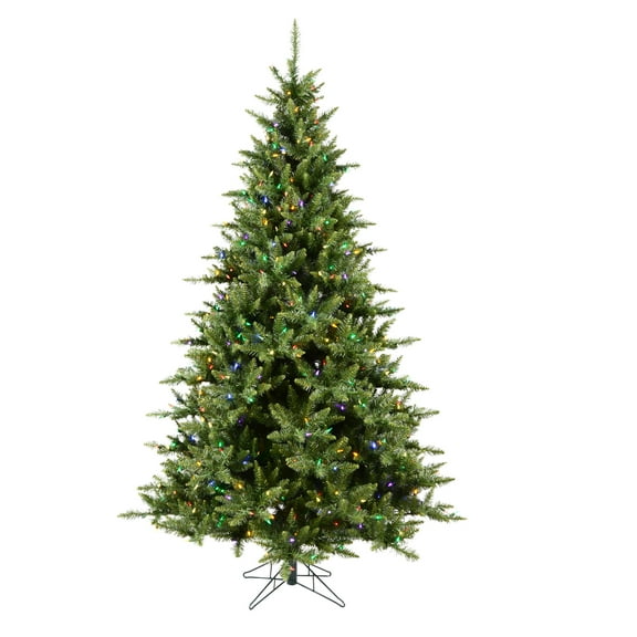 Vickerman 4.5' Camdon Fir Artificial Christmas Tree, Multi-Colored Dura-lit LED Lights