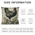 thumbnail image 5 of PHYHOO Vintage Farmhouse Animals Pillow Covers Red Buffalo Plaids Farm Fresh Turkey Hens &amp; Chicks Goats Throw Pillow Case Cushion Cover Farmhouse Decorations (Red), 5 of 5