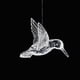 thumbnail image 1 of Adornos navideños de acrílico, colibrí acrílico, decoración de boda, cristal transparente para colgar, adornos navideños, decoraciones navideñas para exteriores, decoraciones navideñas., 1 of 2