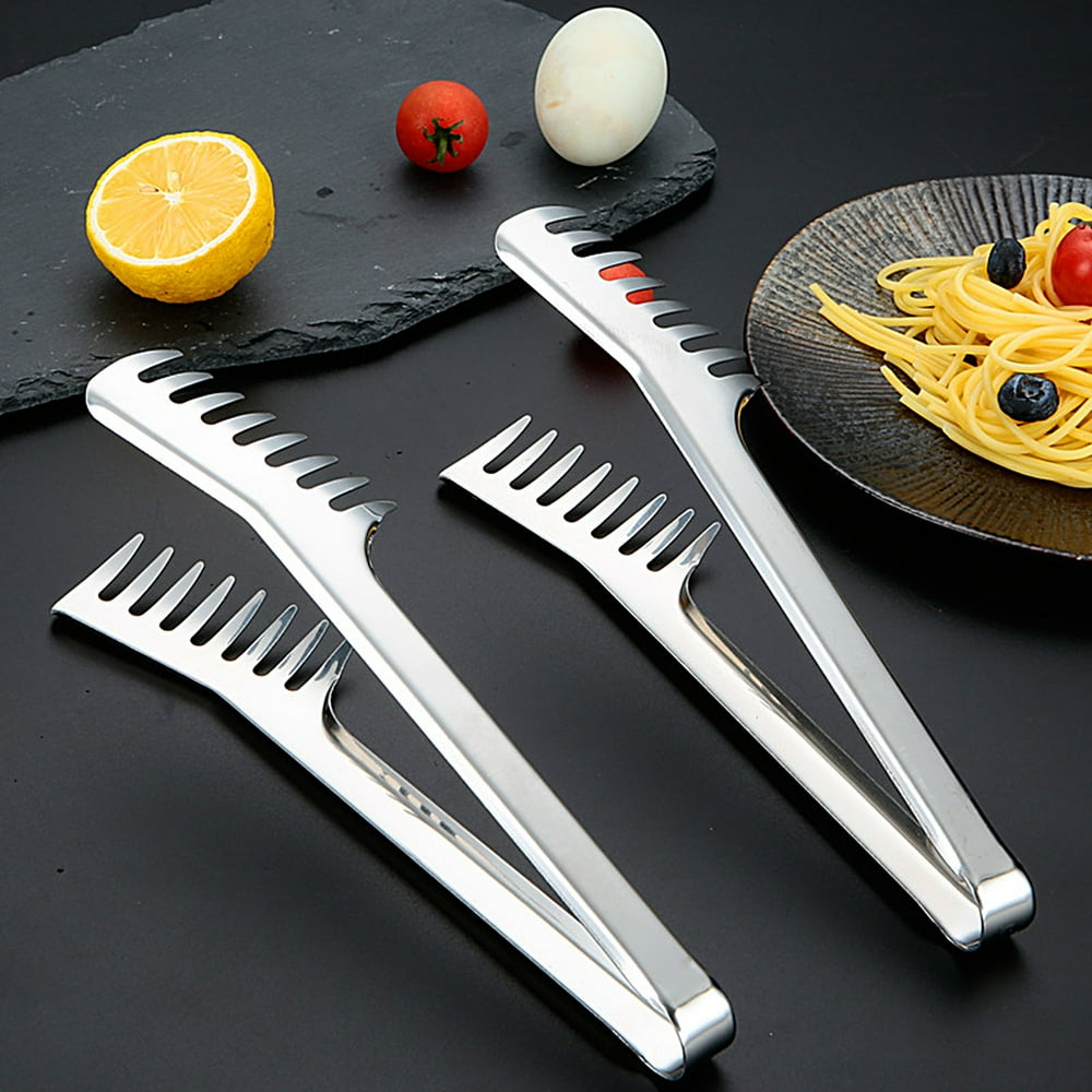 Windfall Pasta Tong, Stainless Steel Food Tong Serving Tong, Spaghetti