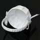 thumbnail image 3 of Injueey Cesta de flores para fiestas, atmósferas de boda, decoración nupcial de satén, colgante de adorno de fondo para el hogar exquisito a la moda Kits de decoración para fiestas Injueey HA065573-00B, 3 of 6