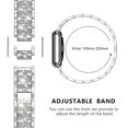 thumbnail image 3 of Antank Apple Watch Band with Case for Series 7 41mm Women Double Bling Crystal Diamonds Rhinestone Bumper Wrist Strap, 3 of 9