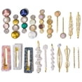 thumbnail image 1 of 20 Piezas Horquillas para el Cabello Macaron para Mujer Horquillas para el Cabello con Perlas acrílicas Horquillas para el Cabello con Perlas Hechas a Mano Regalos de Navidad para niñas Pasadores, 1 of 7