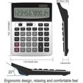 thumbnail image 2 of H1006 Business Standard Function Desktop Calculator Dual power calculator, 2 of 5