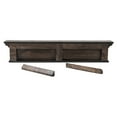 thumbnail image 5 of Home Wall Decorative Antique Brass Hardware 6 Hook Coat Rack - Black, 5 of 7