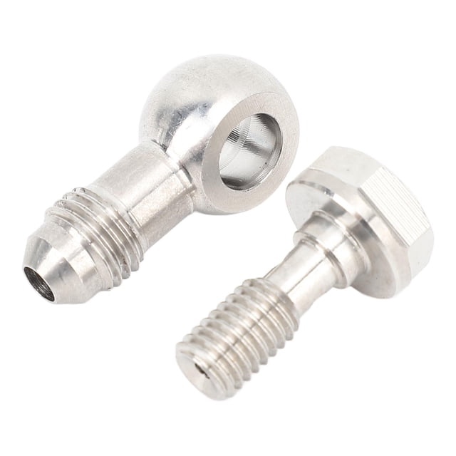 Adaptador De Perno Banjo, Kit De Perno Banjo Duradero M8 X 1,25 Mm A AN4 De Alta Capacidad De Carga Con Arandela Para Conexión De Tubería