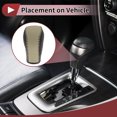 thumbnail image 3 of Ofertas Únicas 1 Pc Cubierta de Perilla de Cambio de Marchas para Hyundai Tucson 2015-2018 Negro Beige, 3 of 6