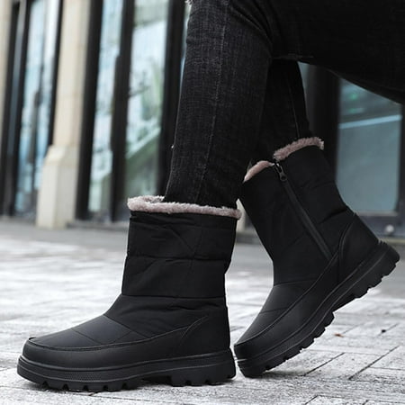 

FITORON Women s Snow Boots- Winter Boots Men s and Snow Shoes Flat Casual Short Boots Plus Shoes Black 38