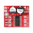 thumbnail image 1 of Módulo de controlador de motor de CC de 2 vías L298N Controlador de motor paso a paso de doble puente en H de velocidad PWM, 1 of 5
