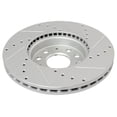 thumbnail image 3 of Geelife Front Ceramic Brake Pad & Performance Rotor Kit w/Fluids for VW Golf Jetta, 3 of 6