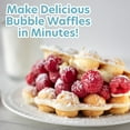 thumbnail image 2 of Bubble Waffle Maker - Electric Non stick Hong Kong Egg Waffler Iron Griddle w/Ready Indicator Light - Ready in under 5 Minutes- Free Recipe Guide Included, Make Delicious Waffle Ice Cream Cones, Gift, 2 of 9