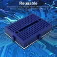 thumbnail image 6 of Yibooy SYB-170 Mini Breadboard 35x47mm Solderless Breadboard for Diy Kit (Blue), 6 of 8