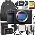 thumbnail image 1 of Ultimaxx Advanced Sony a7CR Mirrorless Camera Bundle (Black - Body Only) - Includes: 128GB Extreme Memory Card, Replacement Battery & Much More (20pc Bundle), 1 of 9