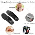 thumbnail image 3 of Leather Orthotic Insole For Flat Feet Arch Support Orthopedic Shoes Sole Insoles For Feet Men Women O/X Leg Corrected, 3 of 9