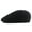 Black, variant on Men Stretch Breathable Mesh Summer Sun Hat Driving Hollow Golf Newsboy Flat Cap