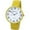 Yellow, variant on Collections Women's Super Large Face Stretch Band Watch, Japanese Movement PC21J, Adults