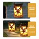 thumbnail image 4 of KAKOWELY Lámpara de águila de resina, lámpara solar para césped, luz de paisaje de jardín, adorno creativo, 4 of 4