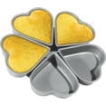 thumbnail image 1 of Fox Run Linked Heart Cake Pan, 4-Inch, Preferred Non-Stick, 1 of 7