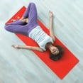 thumbnail image 6 of Life Energy 6mm thick, Reversible Yoga Mat with Carry Strap - Ruby, 6 of 7