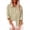 Beige, variant on Patlollav Womens Solid Color Button Down Shirts V Neck Loose Blouse Casual Work Tunic Tops with Pocket