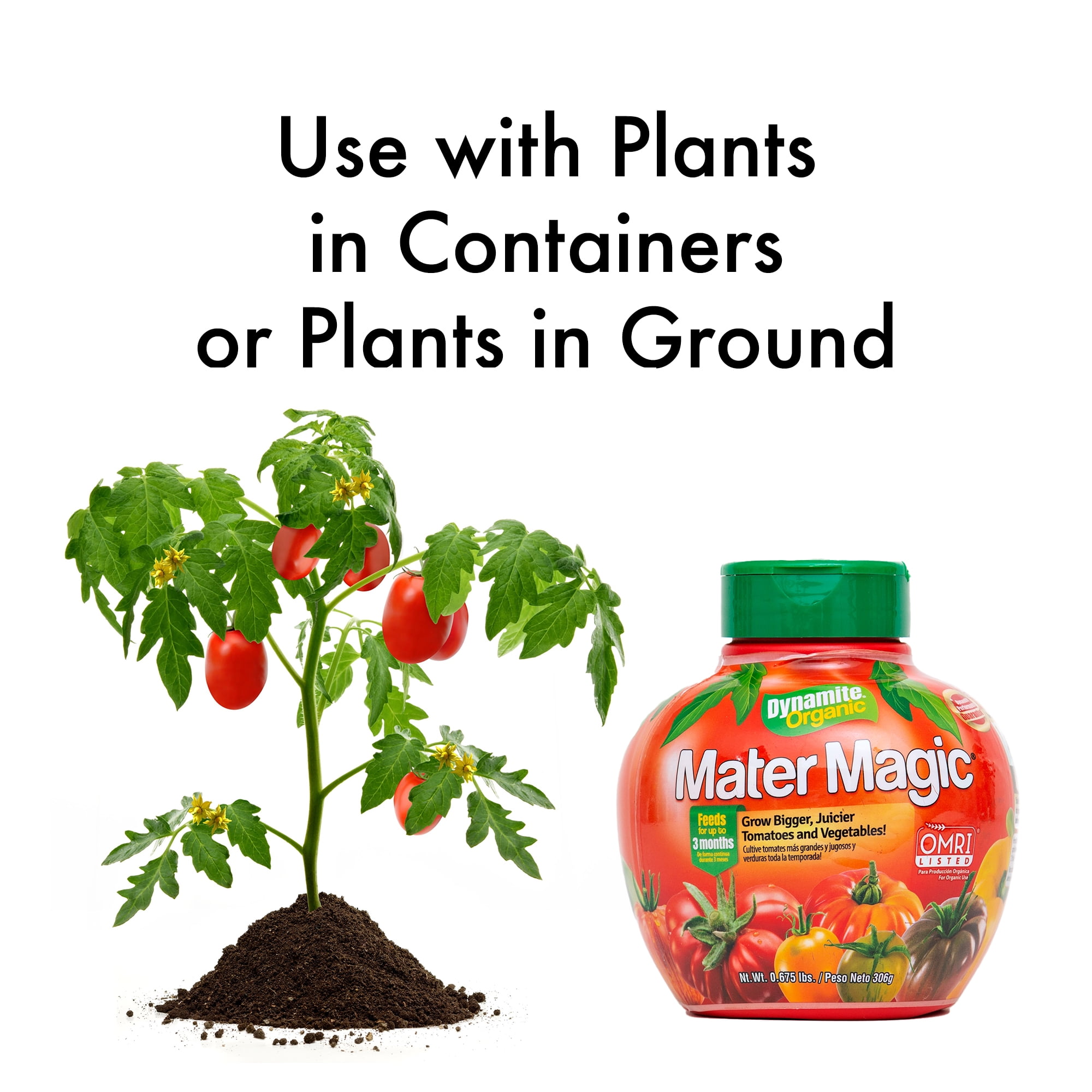 (2 pack) Dynamite Mater Magic Plant Food Natural & Organic 8-5-5 0.675 lb.