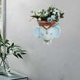 thumbnail image 3 of Jardinera de pared grande, jardinera de resina, jardinera colgante de interior, decoración de pared culentas, cactus, , pntas Baoblaze jardinera de pared, 3 of 8