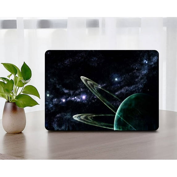 KSK KAISHEK Hard Shell Case Cover Compatible with Newest MacBook Air 13 inch( Retina Display & Touch ID, 2018 - 2022) + Black Keyboard Cover Model A1932/A2179/A2337 m1, USB Type-C Galaxy A 75