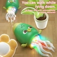 thumbnail image 5 of Electric Magic Dancing Octopus Toy, Auto-Avoid Crawling Wiggling Smart Interactive Toy with LED & Music for Pets Indoor Play,YY Yellow, 5 of 7
