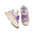 thumbnail image 3 of Woobling Chaussures de Sport Plates pour Fille, Espadrilles Basses, Chaussures de Marche Durables, Course, Résistantes à l'Usure, Bout Rond, Violet 13c, 3 of 8